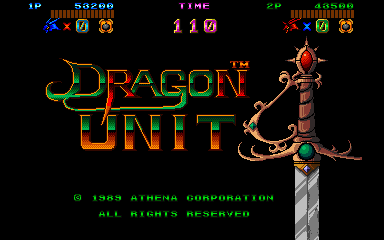Dragon Unit + Castle of Dragon Title Screen
